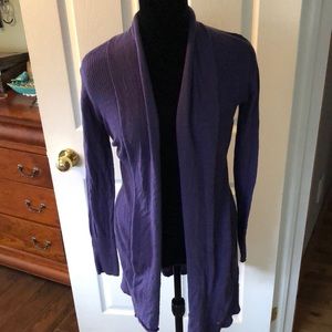 Cynthia Rowley purple cardigan
